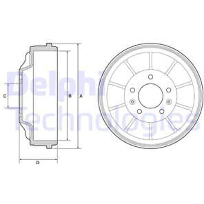Remtrommel DELPHI BF562
