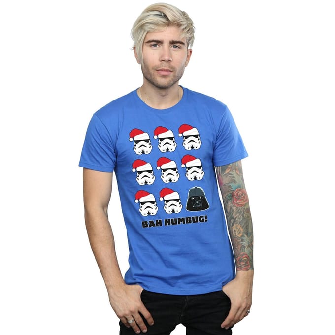 Star Wars Heren Kerstmis Humbug T-Shirt (Koningsblauw)