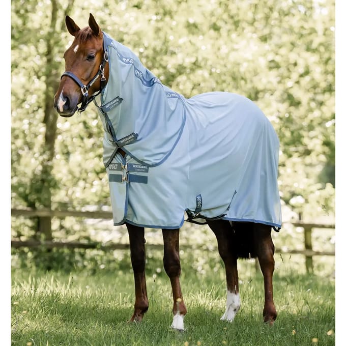 Horseware Amigo Bug Rug Plus Vliegendeken 190 Heather Blue