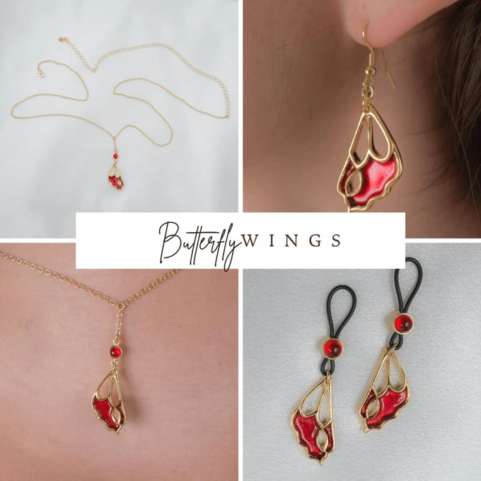 Sylvie Monthulé | Erotische Sieraden Set | Butterfly 2 Maat L