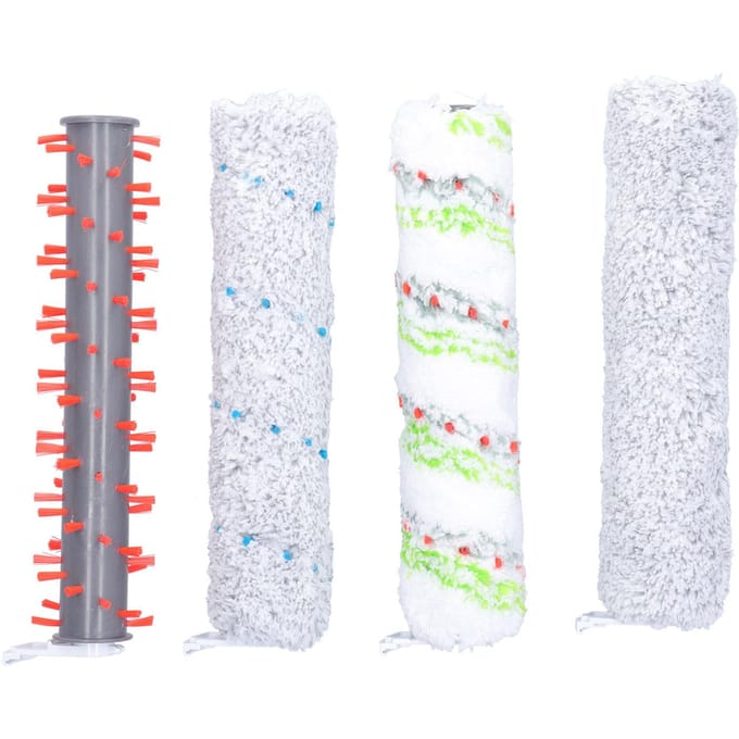 Multifunctioneel Borstelset Borstelrol Vervangingen voor Bissell 2554A Stofzuiger Accessoire white