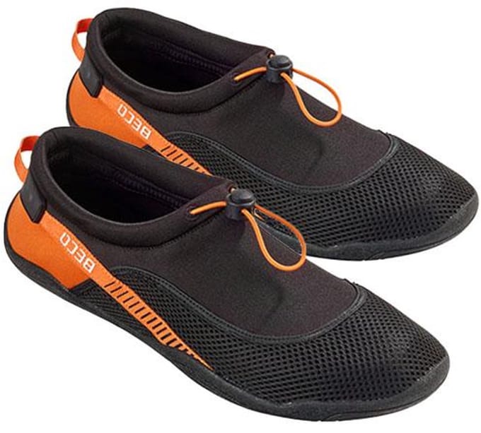 BECO neopreen waterschoenen Beach - oranje/zwart - maat 43