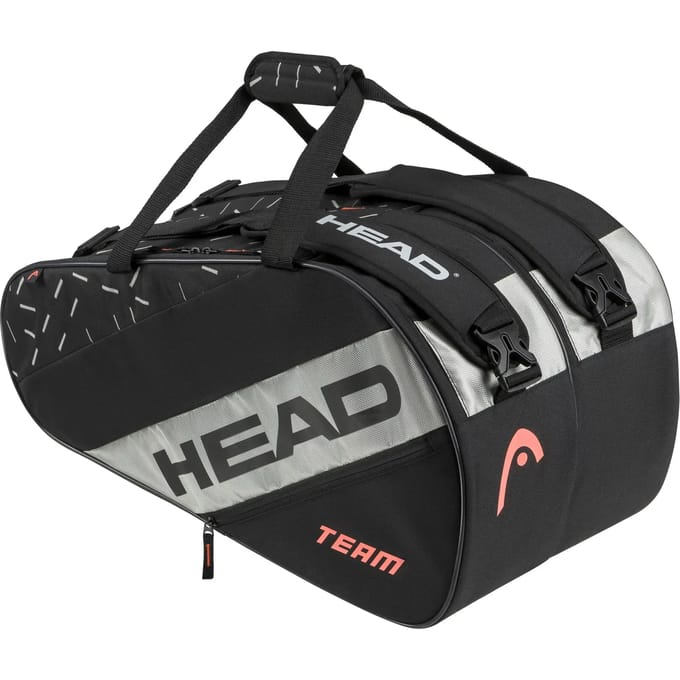 HEAD Team Padel Bag L Padel Ballentas-Zwart,Zilver