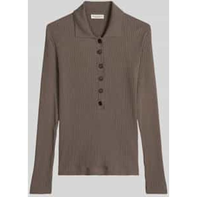 Slim fit pullover van mix van katoen en modal
