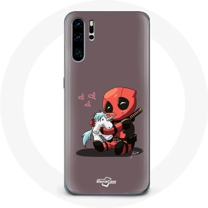 Coque pour Huawei P30 DeadPool Unicorn Licorne