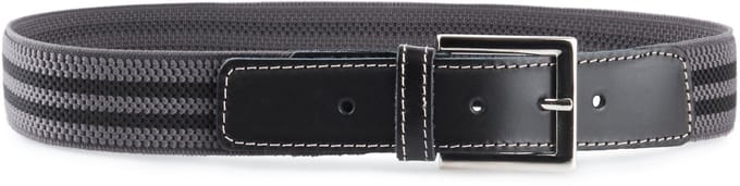 Ladeheid - Kinder elastische Riem 5-14 Jaar tot 85 cm – Grafiet/zwart - LA-TG-P23
