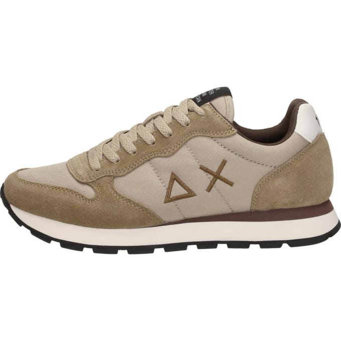 Sun68 Sneaker Tom Solid Beige - Maat 41 - Heren - Sneakers