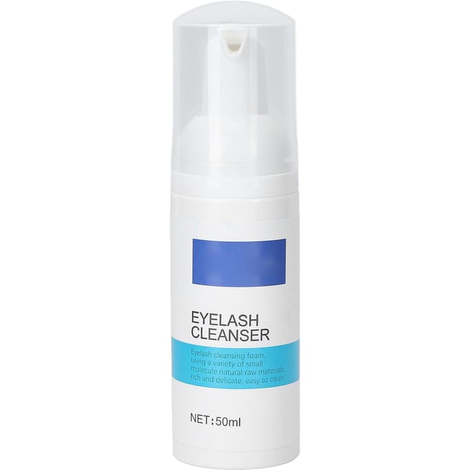 Wimper Extension Reiniger Shampoo Schuim Professioneel Niet Irriterend Ooglid Schuimende Reiniger 50ml white