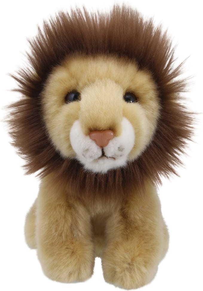 The Puppet Company knuffel leeuw pluche - zachte mini handpop speelgoed.
