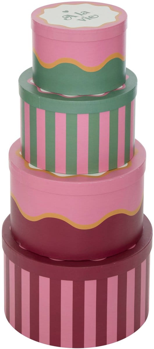 Atmosphera Kids Opbergdozen Chéri - Set van 4 stuks - Multi