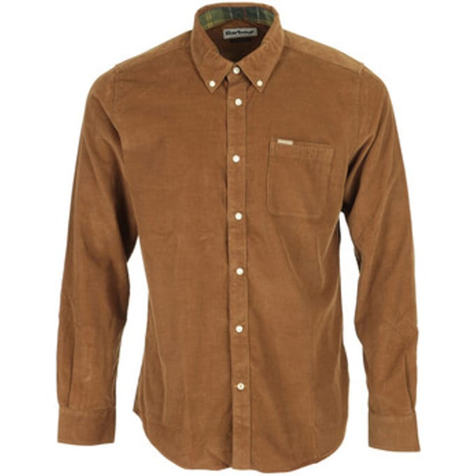 Overhemd Lange Mouw Barbour Ramsey Tailored Cord Shirt