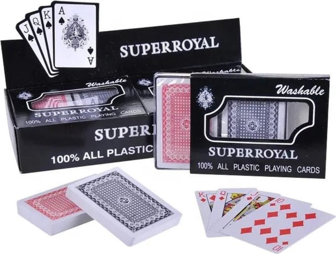 Super Royal Poker Cards - Plastic speelkaarten - Dubbel deck - 100% waterproof