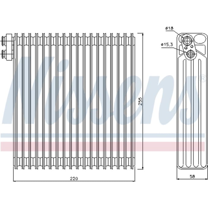 Verdamper, airconditioning NISSENS 92283