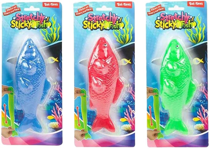 Fun Super Rekbare Kleverige Vis Neon Koi