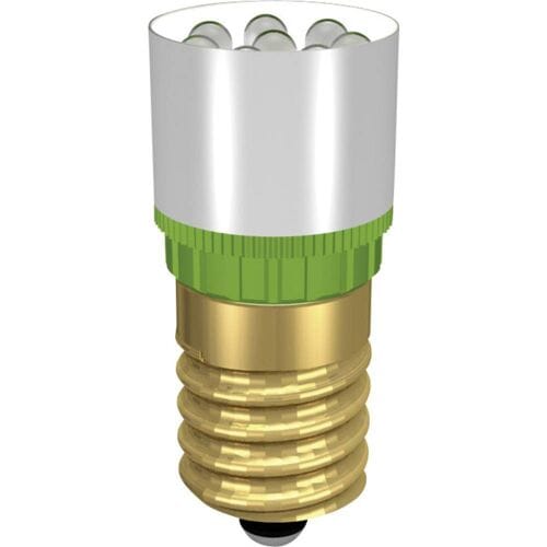Signal Construct MCRE148378 LED-signaallamp Ultra-groen E14 230 V/DC, 230 V/AC 37000 mcd