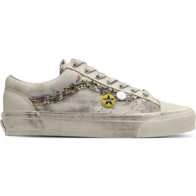 Vans Old Skool Sneakers Dames - Beige - Maat 36.5 - Canvas