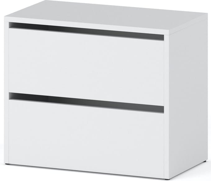 Meubel Square - Schoenenkast STEP - Mat Wit - Modulaire schoenenkast zonder handgrepen