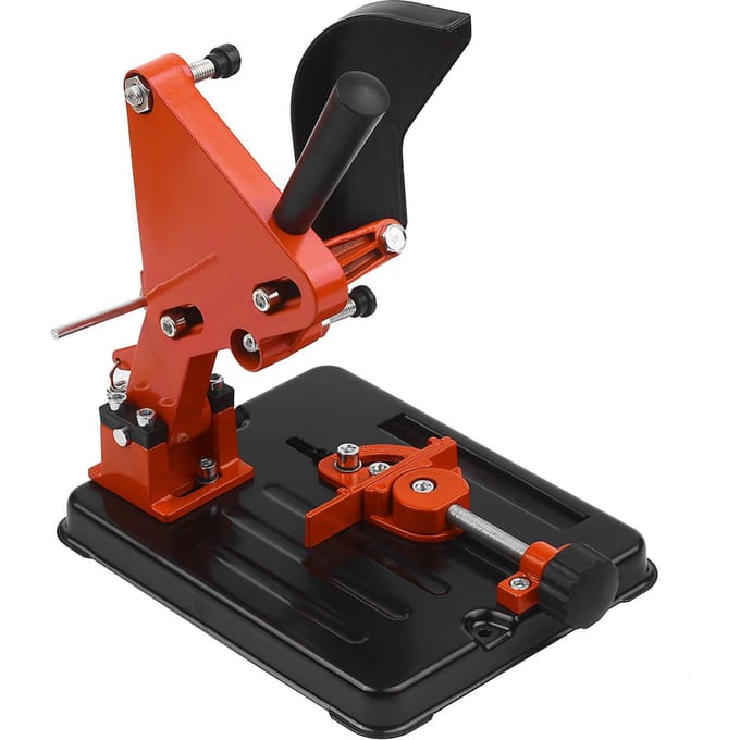Support de meuleuse d'angle multifonctionnel 100-125, support de meuleuse, support de coupe, support de coupe orange
