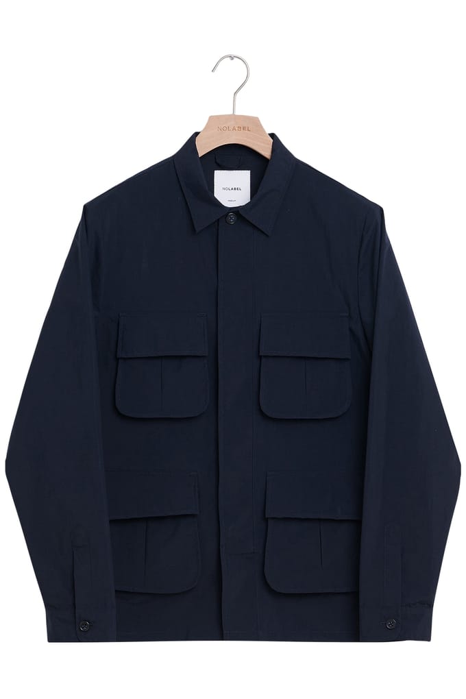 No Label Kendal Waterrepellent Nylon Navy Größe: S | Leichte Jacken Outlet | Herren | Blau