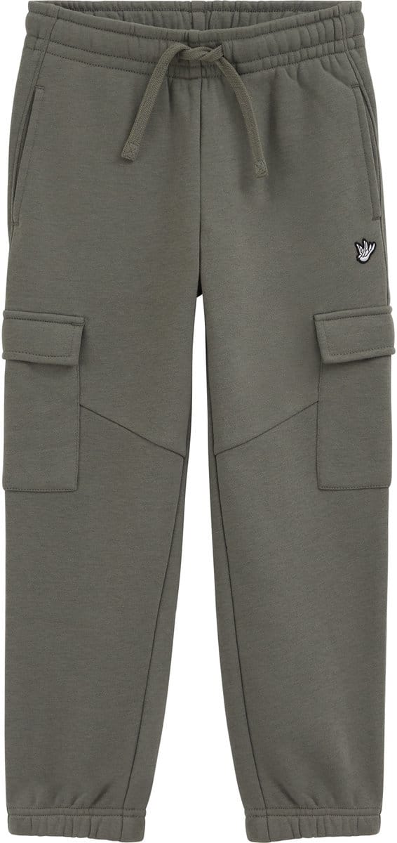 WE Fashion Jongens regular fit joggingsbroek met cargozakken