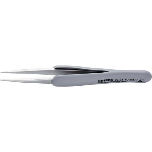 Knipex 92 21 10 ESD Precisiepincet ESD Spits 123 mm