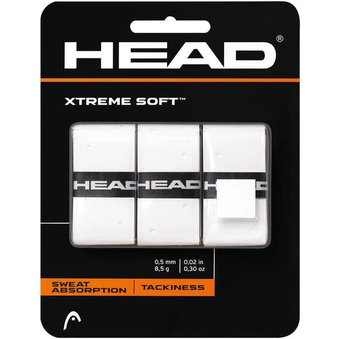 Head Xtreme Soft 3 Pack Tennis - Padel Overgrip wit