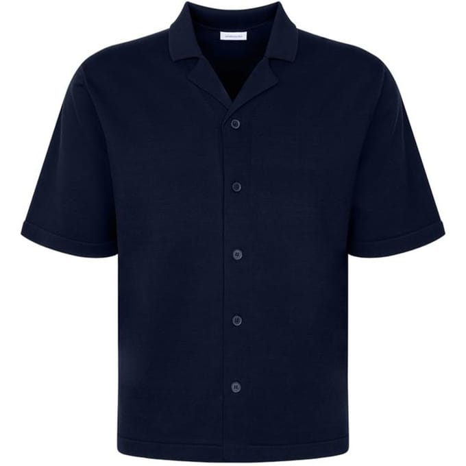 Seidensticker Knitted Hemd - Deep Navy - maat M