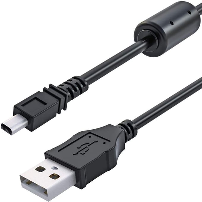 Allecto - OLYMPUS VR-320/VR-330/VR-340 Digital Camera USB Kabel en Oplader
