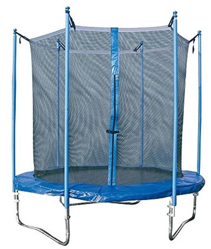 Trampoline Combi M voor Buiten met Inclusieve Beveiligingsnet Ø 244 cm Meerkleurig