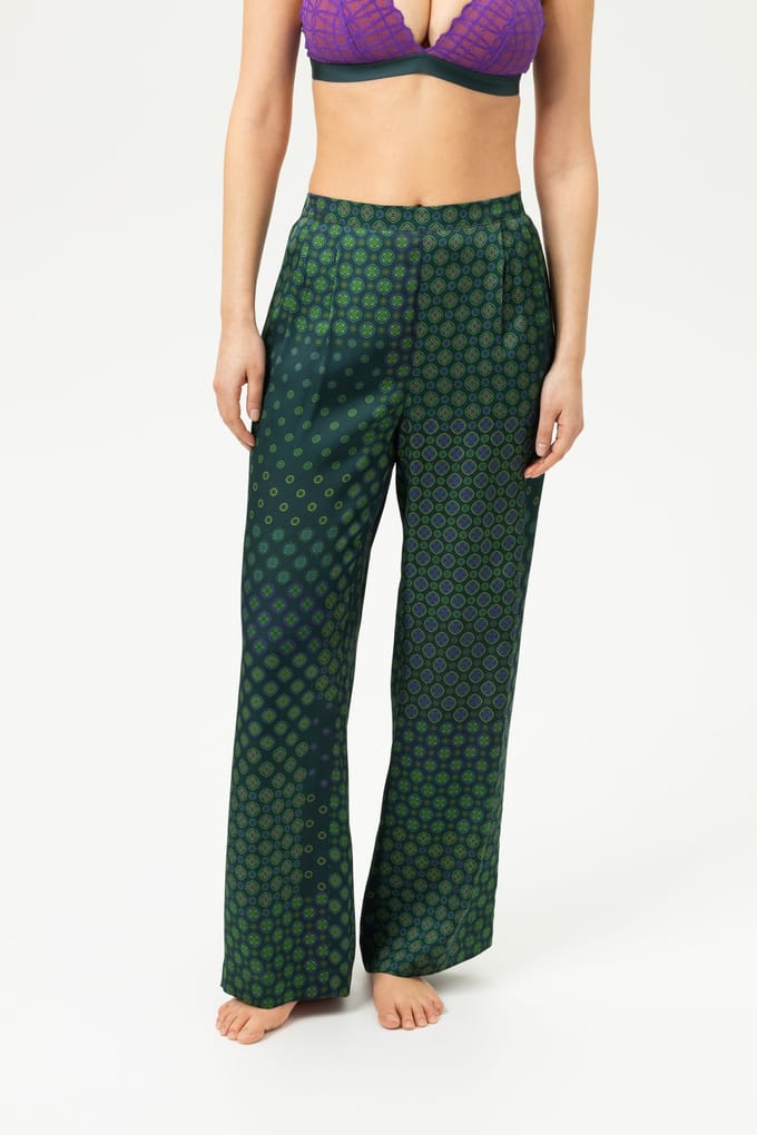 Lange broek Serie Greenline Tie Mystic Jade
