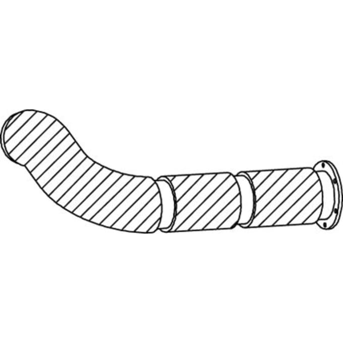 Uitlaatpijp DINEX 54217