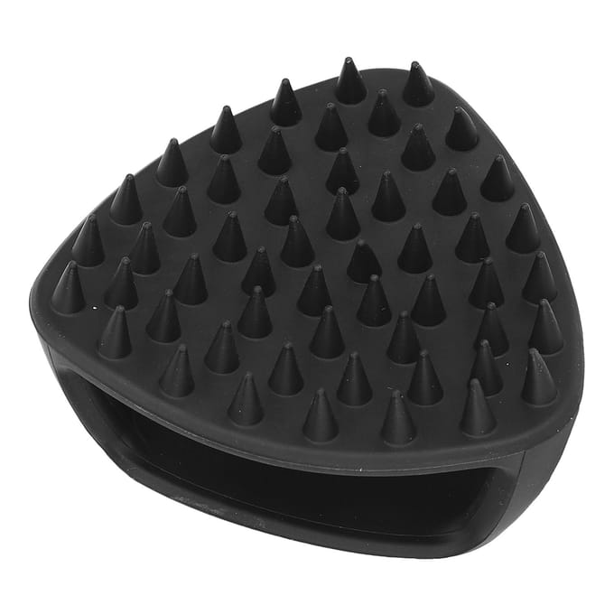 Siliconen Baard Scrubborstel Zacht Comfortabel Flexibel Multifunctioneel Siliconen Baard Exfoliator black
