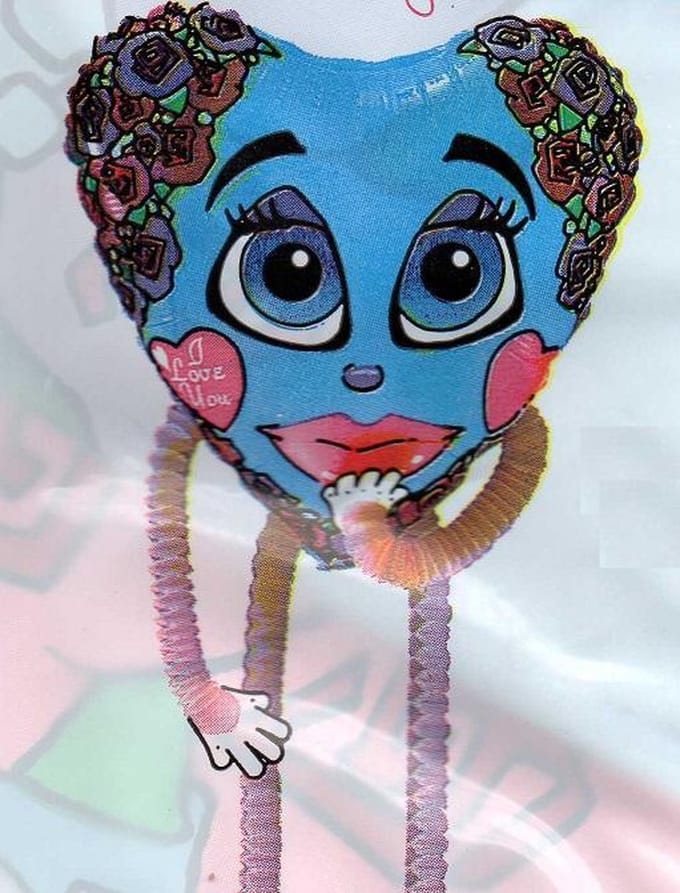 folieballon - high stepper - I love you - leeg