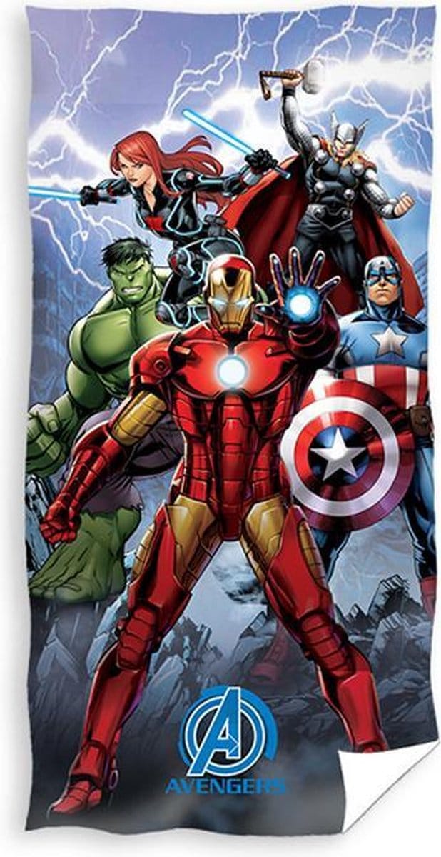 Avengers Ready to Strike Strandlaken - 70x140 cm - Multi