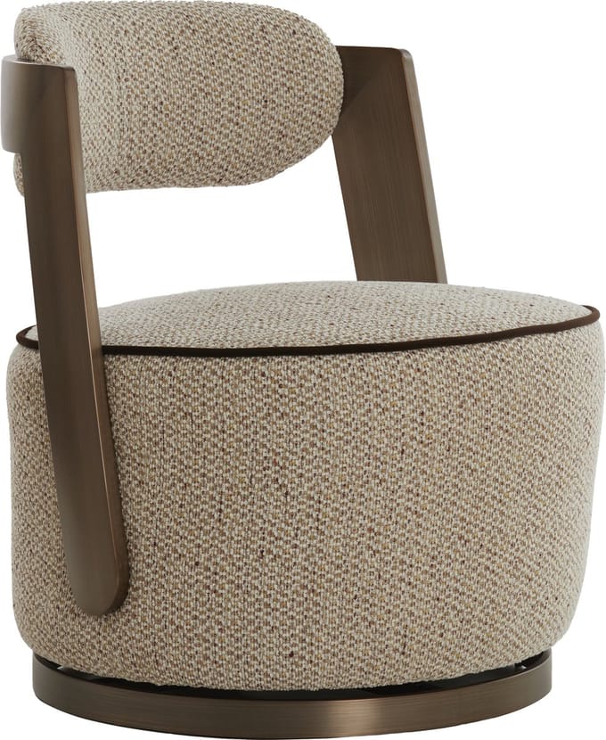 Light & Living Fauteuil Kemena - Crème