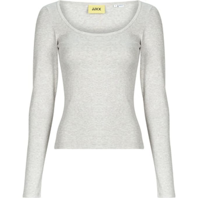 Shirt met lange mouwen met u-hals model 'STAR'