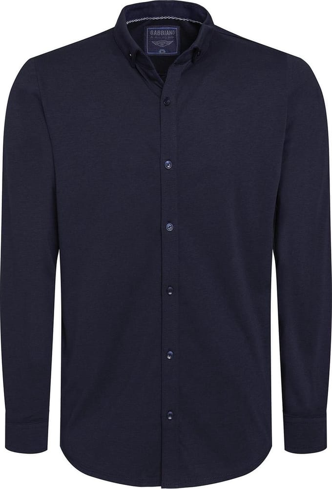 Gabbiano Overhemd Premium Shirt 333510 Navy Mannen Maat - 3XL