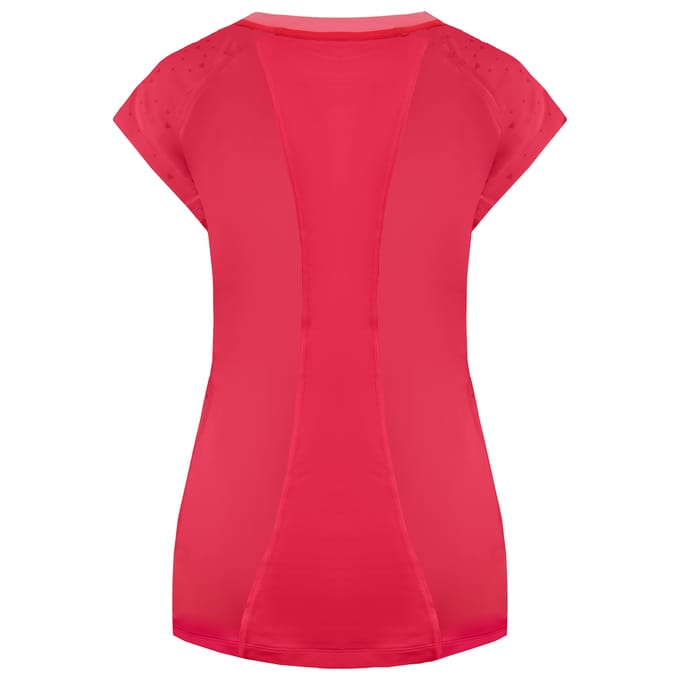 Asics Logo Dames Roze T-Shirt