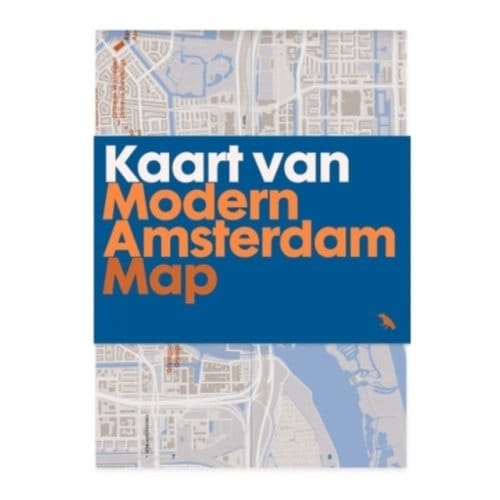 Modern Amsterdam Map - Blue Crow Media Architecture Maps - Rixt Woudstra