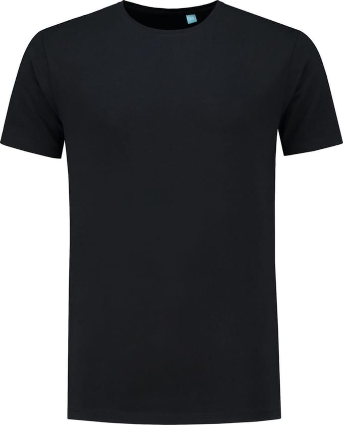 L&S T-shirt crewneck fine cotton elasthan