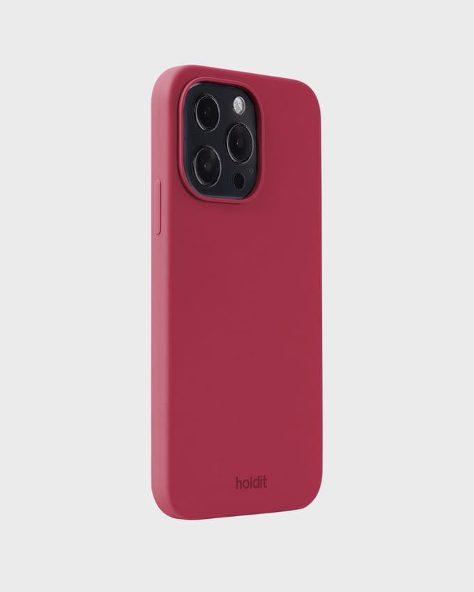 Holdit Silicone Case geschikt voor Apple iPhone 13 Pro - Red Velvet