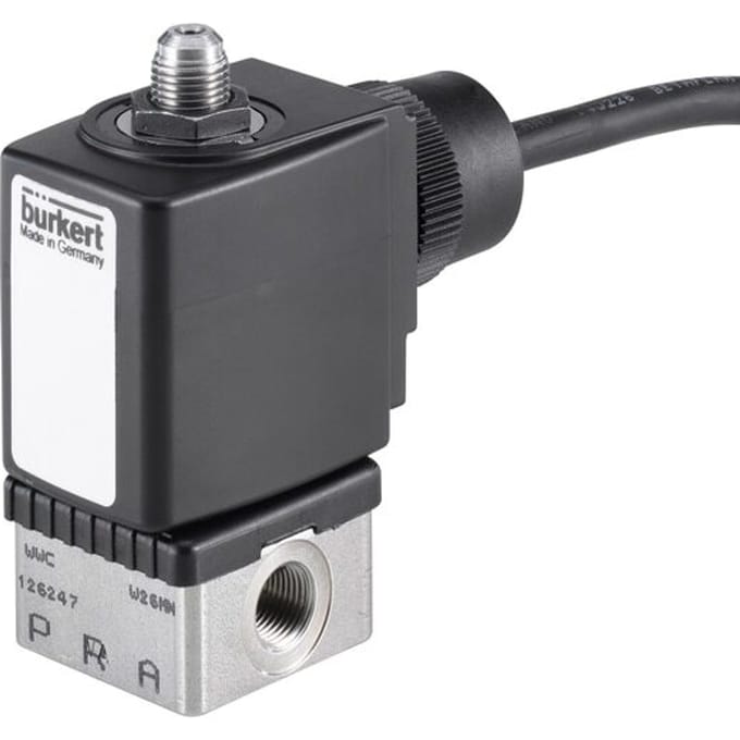 Magneetventiel 3/2-weg G1/8'' NC RVS FKM 0-16bar/232psi 24VAC/DC ATEX 6014 352079
