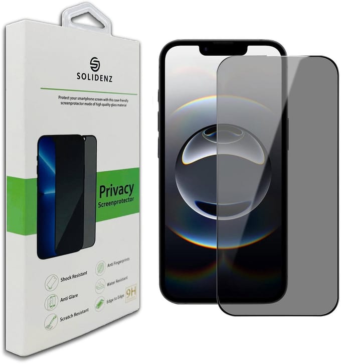 Solidenz Privacy Screenprotector - Geschikt voor Apple iPhone 17e / 16e