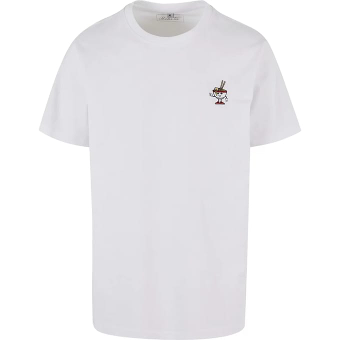 Mister Tee - Peace Noodles EMB Heren Tshirt - S - Wit