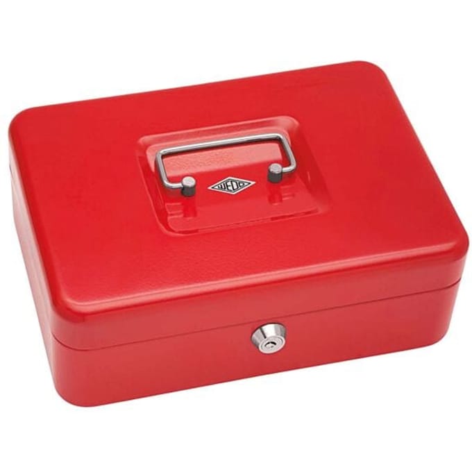 Wedo Metalen Geldkist - rood
