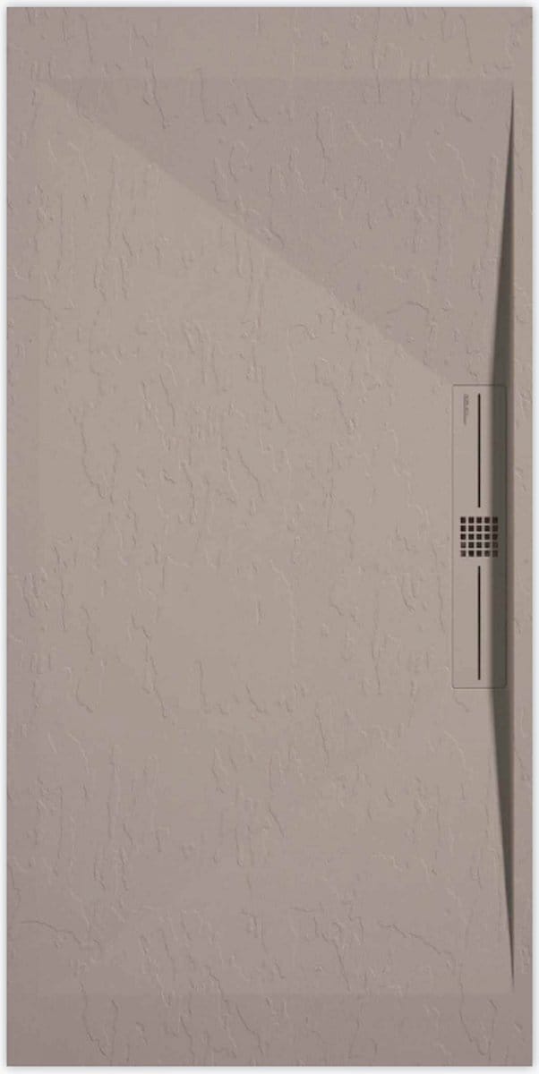 Sanifun douchebak Stone Side Sand Slate 1000 x 900 P