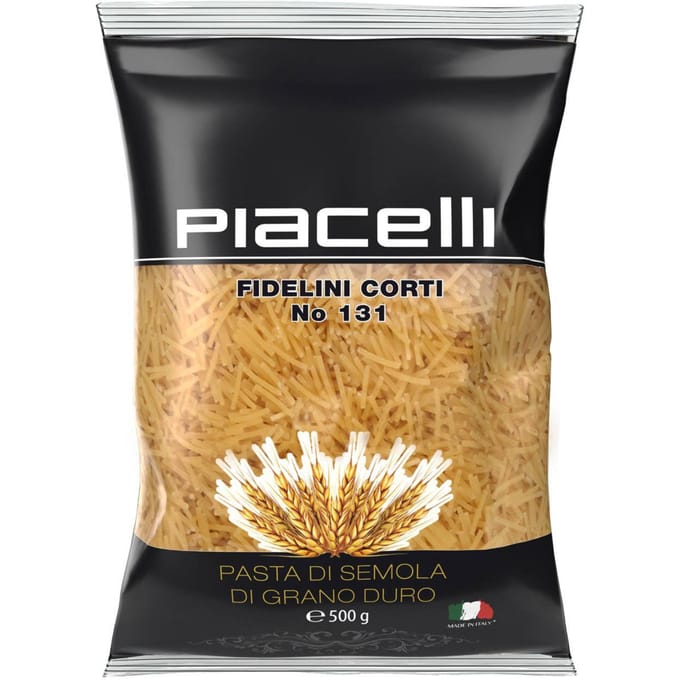 Piacelli Fidelini Corti Nee. 131 Griesmeelpasta 500 g