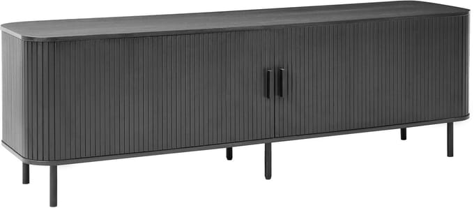 BRADLEY - TV-meubel - Zwart - MDF