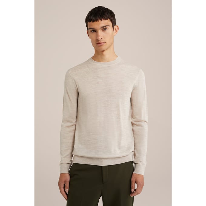 We Fashion Pullover Beige Größe: S | Pullover Outlet | Herren | Braun