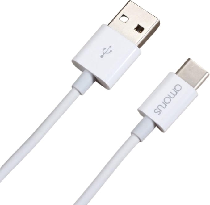 USB-C Kabel naar USB A Kabel o.a. voor iPad Pro (2018 / 2020), Samsung Galaxy e.d. - 1 meter - Wit